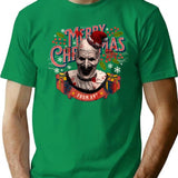 Xmas Art T-Shirt for Men & Women, T-Shirts Graphic Tee - Green