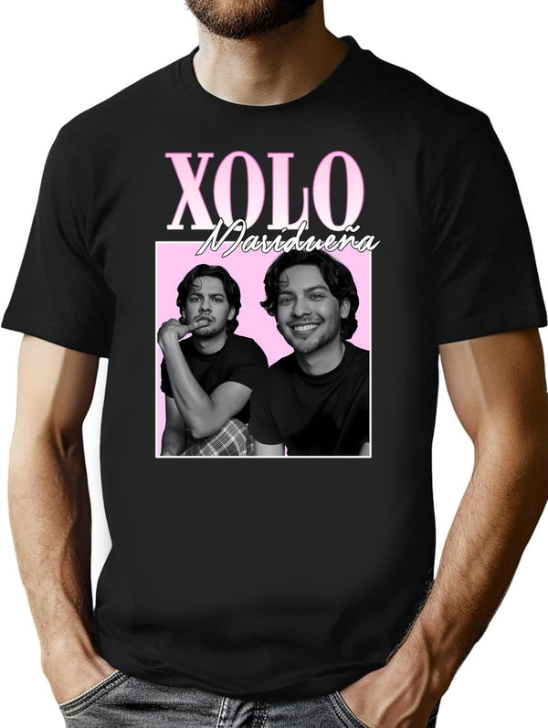 Xolo Mariduea Vintage Style T-Shirt for Men & Women, T-Shirts Graphic Tee - Black