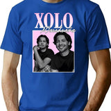 Xolo Mariduea Vintage Style T-Shirt for Men & Women, T-Shirts Graphic Tee - Blue