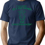 Y'All Mind If I Do Some Lollygagging Vintage Style Shirt Retro Frog Shirt Toad Shirt Cute Froggy Y2K T-Shirt for Men & Women, T-Shirts Graphic Tee - Navy