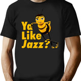 Ya Like Jazz Bee Movie Premium Heavyweight Cotton T-Shirt - Black