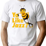 Ya Like Jazz Bee Movie Premium Heavyweight Cotton T-Shirt - White