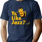 Ya Like Jazz Bee Movie Premium Heavyweight Cotton T-Shirt - Navy