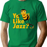 Ya Like Jazz Bee Movie Premium Heavyweight Cotton T-Shirt - Green