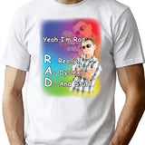Yeah I'M Rad T-Shirt T-Shirt for Men & Women, T-Shirts Graphic Tee - White