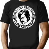 Yes I Can Hear You Clem Fandango Retro Vintage (3) T-Shirt for Men & Women, T-Shirts Graphic Tee - Black