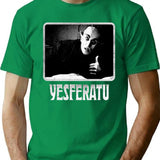 Yesferatu Funny Nosferatu Positive Goth Horror Lover Gift Meme Classic Premium Heavyweight Cotton T-Shirt - Green