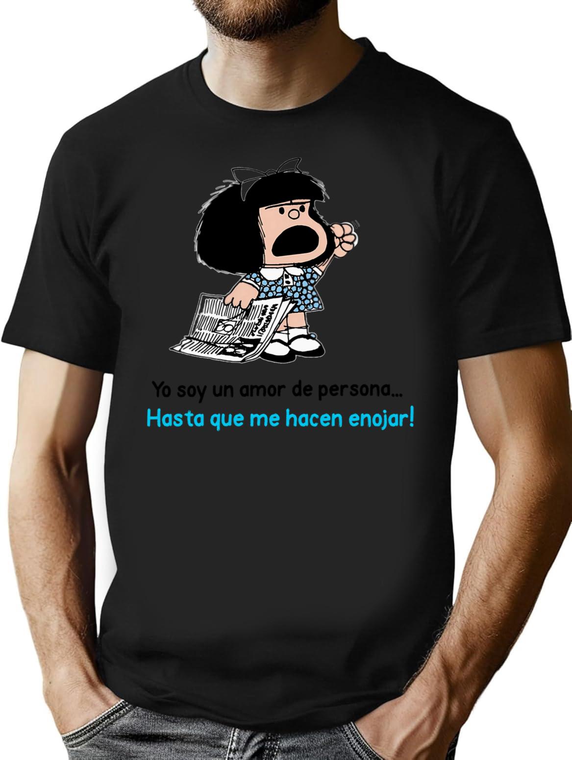 Yo Soy Un Amor De Persona... T-Shirt for Men & Women, T-Shirts Graphic Tee - Black