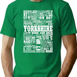 Yorkshire Sayings T-Shirt for Men & Women, T-Shirts Graphic Tee - Green