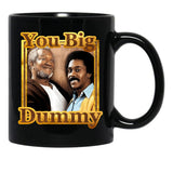 You Big Dummy Gold Black Coffee Mug, Gift Coffee Mug - Black