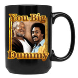 You Big Dummy Gold Black Coffee Mug, Gift Coffee Mug