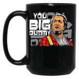 You Big Dummy Sanford And Son Funny Meme Black Coffee Mug, Gift Coffee Mug