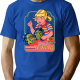 You Can Learn Sewing T-Shirt for Men & Women, T-Shirts Graphic Tee - Blue