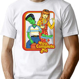 You Complete Me T-Shirt for Men & Women, T-Shirts Graphic Tee - White