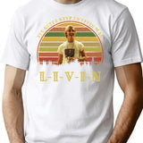 You Gotta Keep On Livin' Vintage T-Shirt for Men & Women, T-Shirts Graphic Tee - White