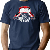 You Serious Clark - Vintage Design T-Shirt for Men & Women, T-Shirts Graphic Tee - Navy