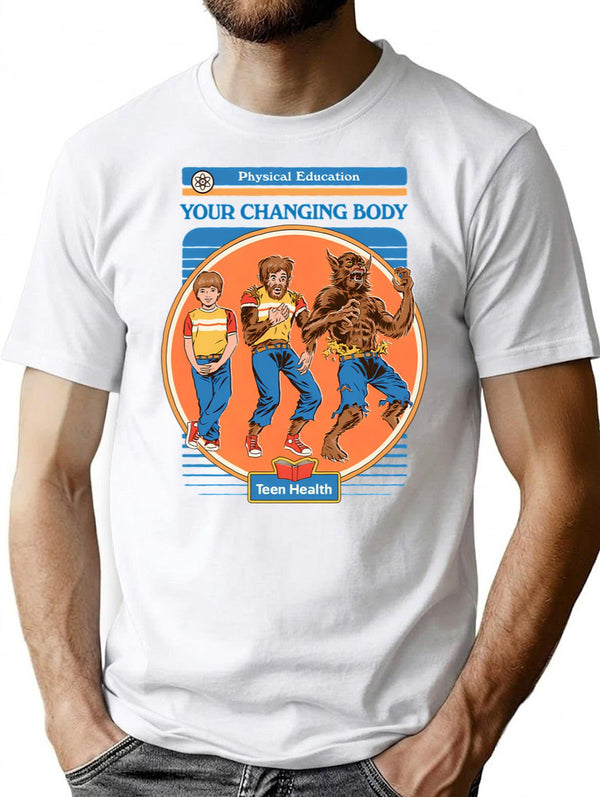 Your Changing Body T-Shirt for Men & Women, T-Shirts Graphic Tee - White
