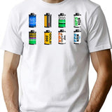 Your Favourite Film Canisters T-Shirt for Men & Women, T-Shirts Graphic Tee - White