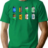 Your Favourite Film Canisters T-Shirt for Men & Women, T-Shirts Graphic Tee - Green