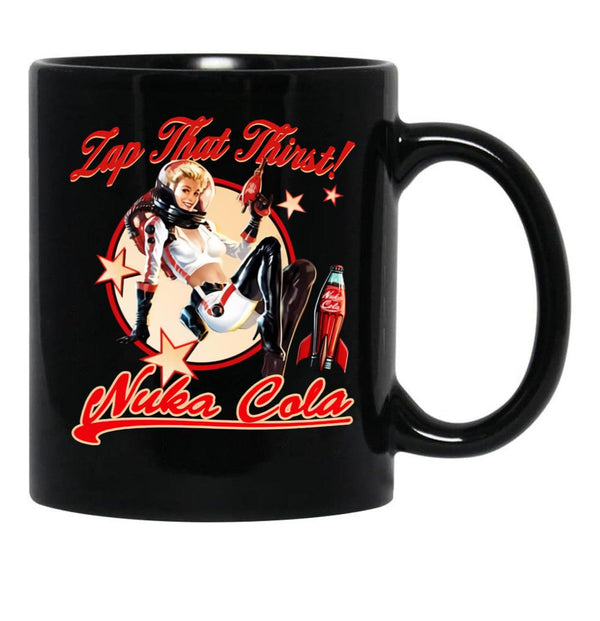 Zap That Thirst LTS Black Coffee Mug, Gift Coffee Mug - Black