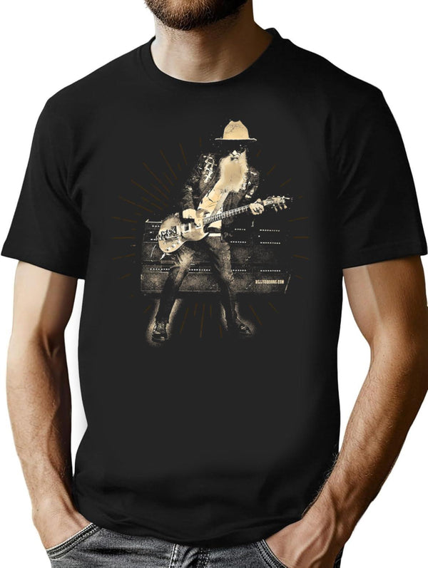Zz Vintage - Zz Tour T-Shirt for Men & Women, T-Shirts Graphic Tee - Black