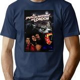 an American Werewolf in London Essential Premium Heavyweight Cotton T-Shirt - Navy