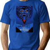 an American Werewolf in London Premium Heavyweight Cotton T-Shirt - Blue