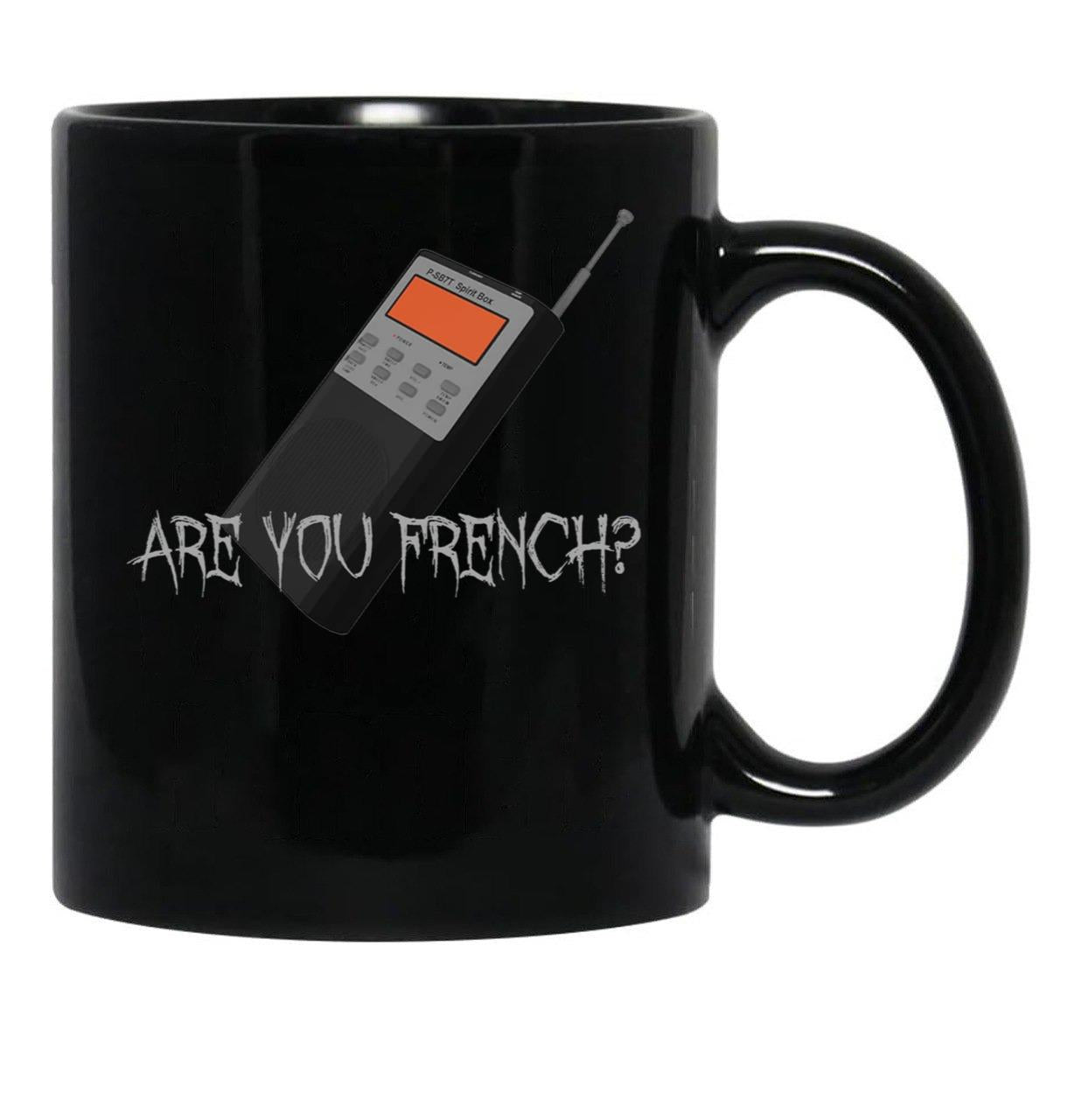 are You French Insym Phasmophobia Funny Black Coffee Mug, Gift Coffee Mug - Black