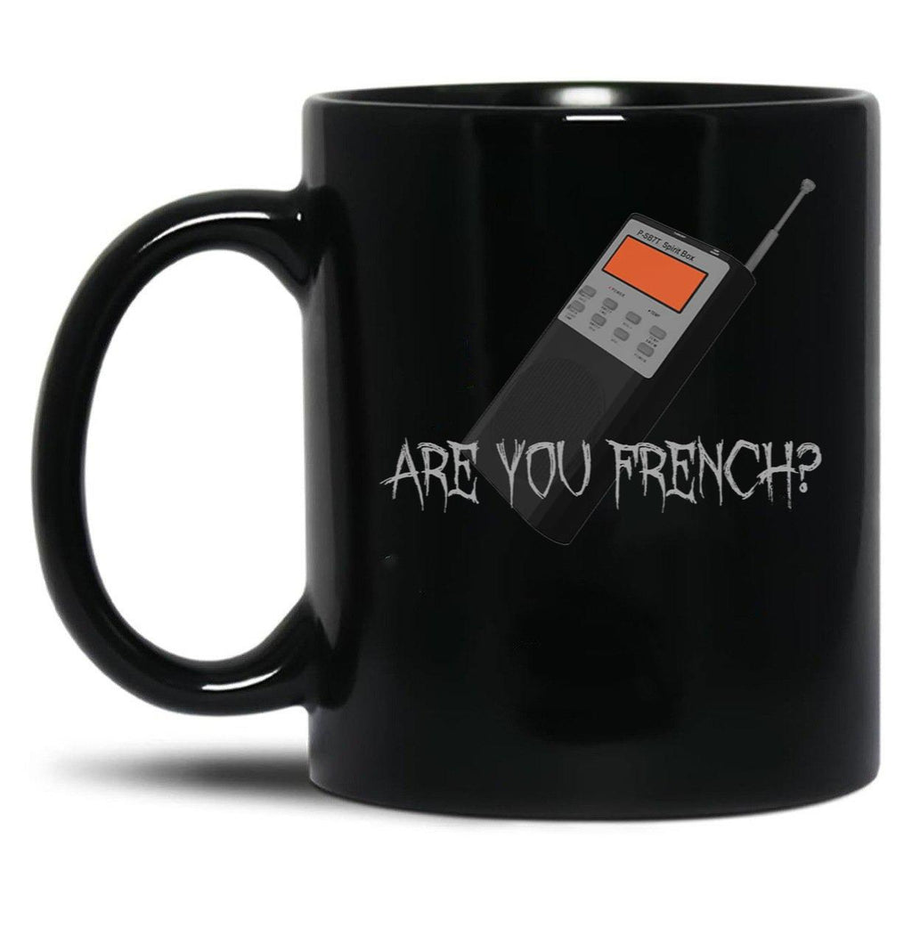 are You French Insym Phasmophobia Funny Black Coffee Mug, Gift Coffee Mug