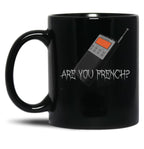 are You French Insym Phasmophobia Funny Black Coffee Mug, Gift Coffee Mug