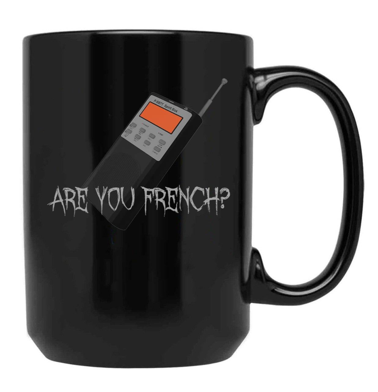 are You French Insym Phasmophobia Funny Black Coffee Mug, Gift Coffee Mug