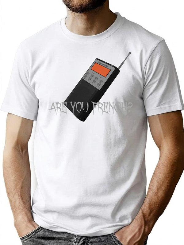 are You French Insym Phasmophobia Funny Premium Heavyweight Cotton T-Shirt - White
