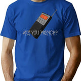 are You French Insym Phasmophobia Funny Premium Heavyweight Cotton T-Shirt - Blue