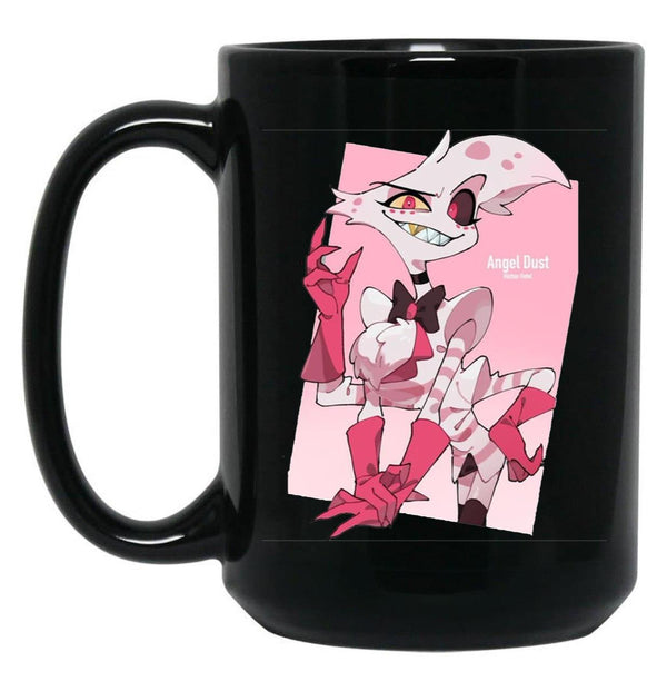 hazben Hotel Angel dust Classic Black Coffee Mug, Gift Coffee Mug - Black
