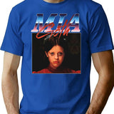 mia Goth Essential Premium Heavyweight Cotton T-Shirt - Blue