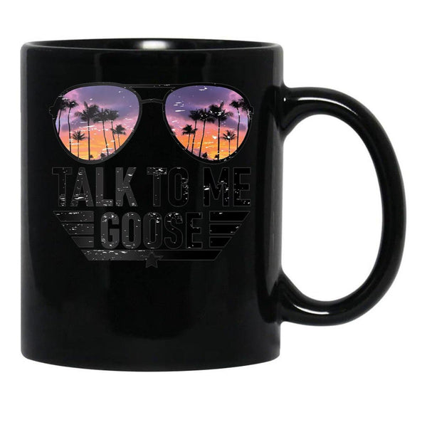 talk Black Coffee Mug, Gift Coffee Mug - Black