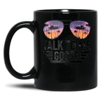 talk Black Coffee Mug, Gift Coffee Mug