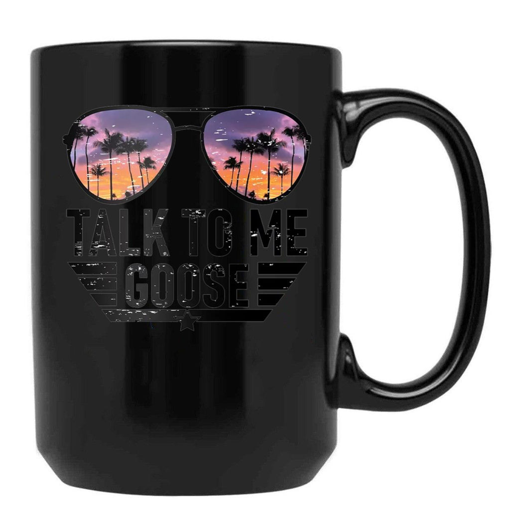 talk Black Coffee Mug, Gift Coffee Mug