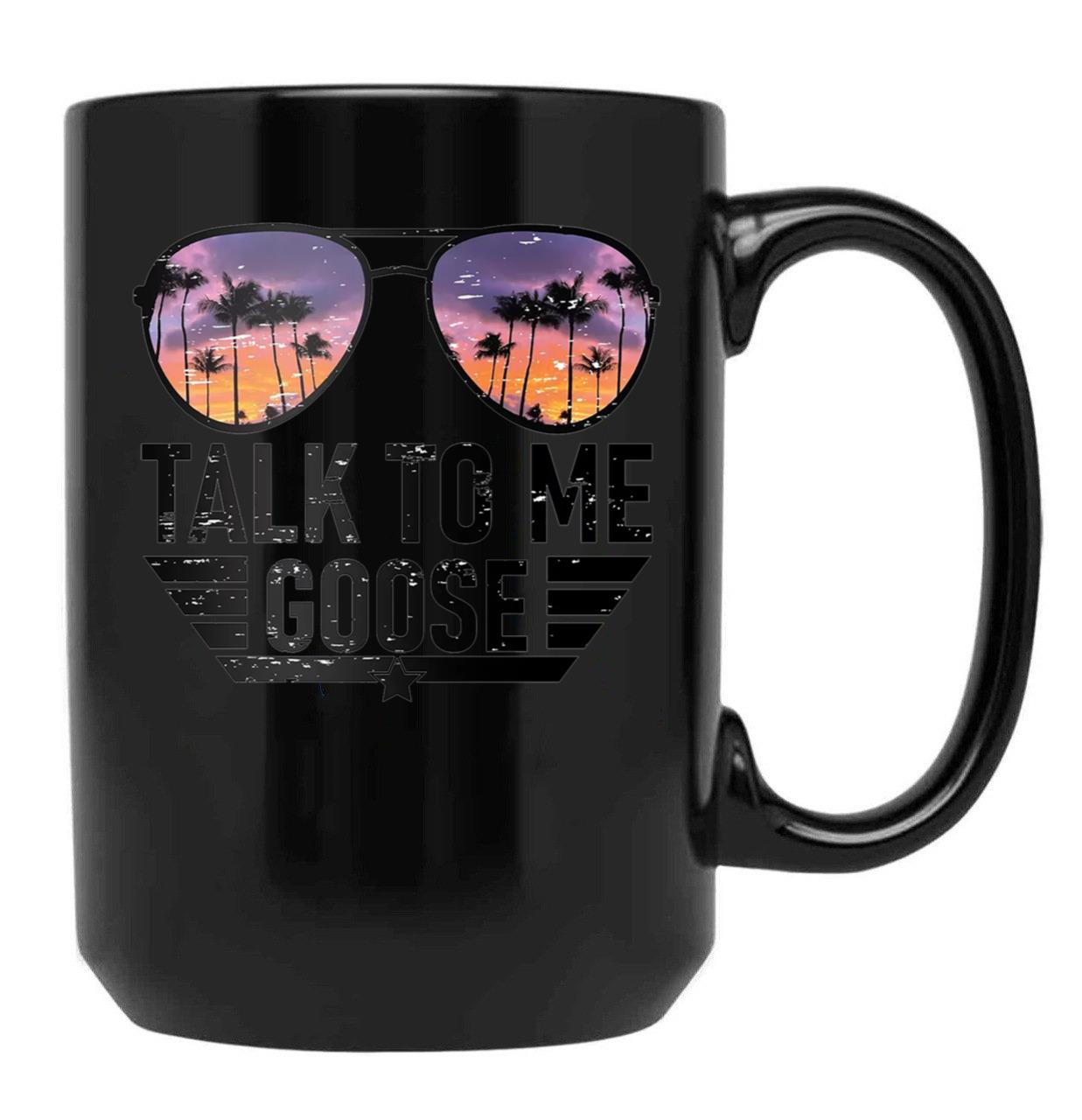 talk Black Coffee Mug, Gift Coffee Mug