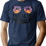 talk Premium Heavyweight Cotton T-Shirt - Navy