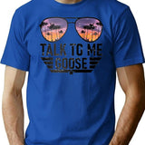 talk Premium Heavyweight Cotton T-Shirt - Blue