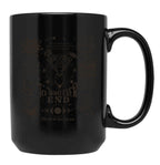 to Whatever End Throne of Glass Black Coffee Mug, Gift Coffee Mug