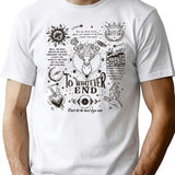 to Whatever End Throne of Glass Premium Heavyweight Cotton T-Shirt - White