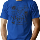 to Whatever End Throne of Glass Premium Heavyweight Cotton T-Shirt - Blue